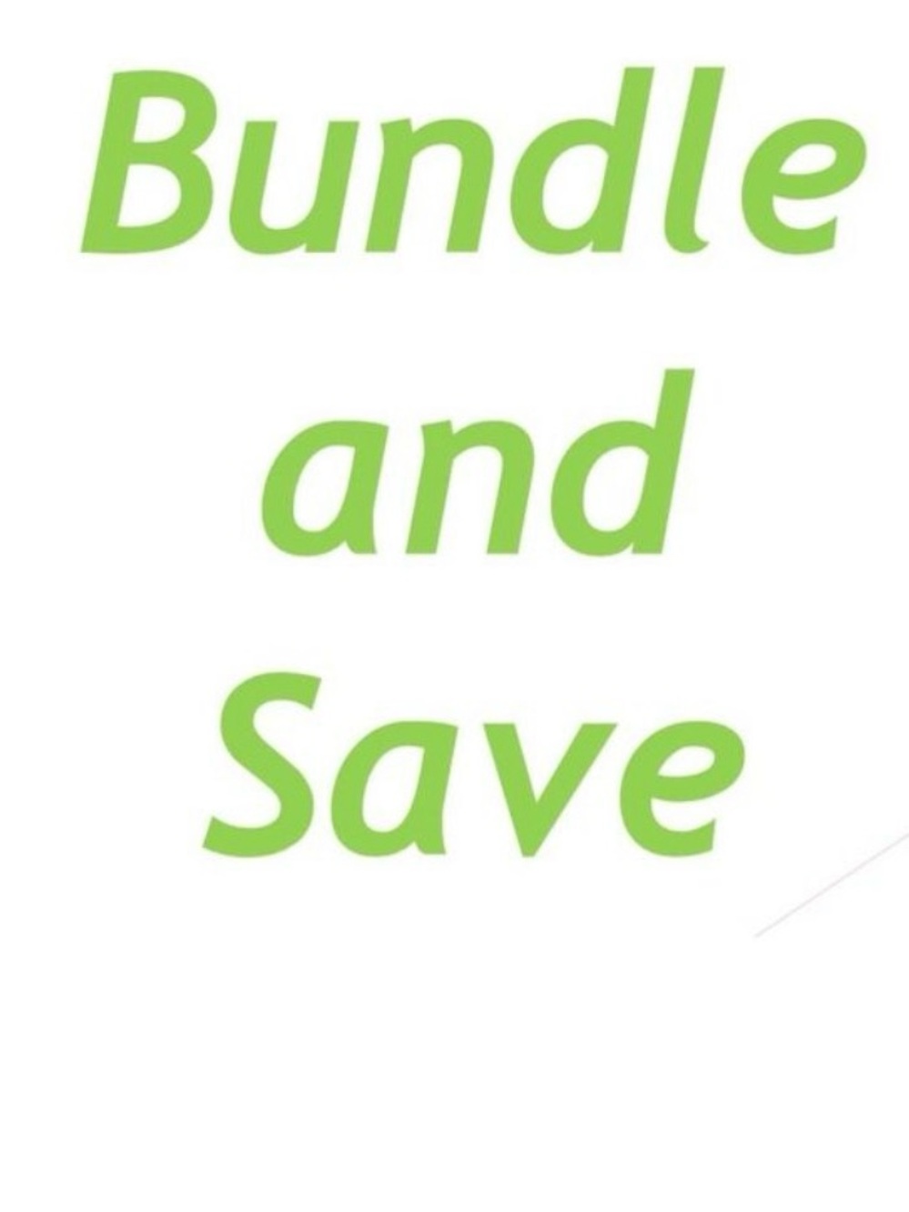 Bundle and Save - Promotional Offer